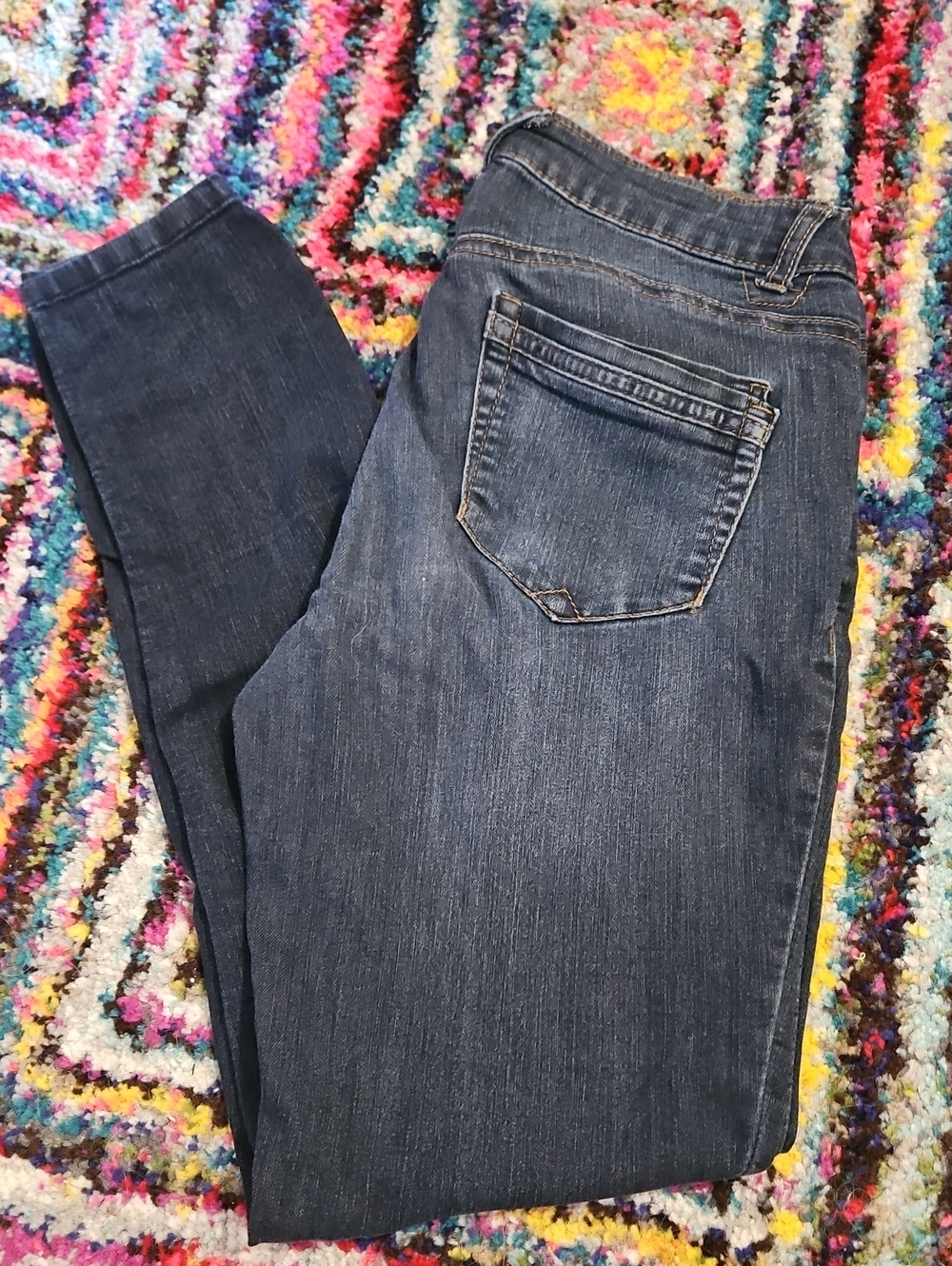 Democracy Women's Skinny Jeans - Dark Blue Wash